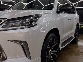 2017 Lexus LX 570 III Рестайлинг 2, белый, 11500000 рублей, вид 2