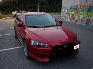 2008 Mitsubishi Lancer X, красный, 1075000 рублей, вид 3