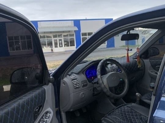 2008 Hyundai Accent ТагАЗ II, синий, 700000 рублей - вид 5