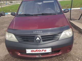 2009 Renault Logan I, красный, 200000 рублей, вид 1