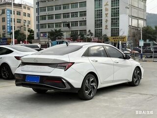 2023 Hyundai Elantra N Line VII (CN7) Рестайлинг, белый, 1500000 рублей, вид 4