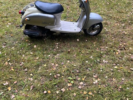 2001 Yamaha Vino 50, бежевый, 70000 рублей, вид 4