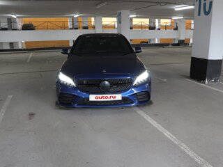 2018 Mercedes-Benz C-Класс 180 IV (W205) Рестайлинг, синий, 2750000 рублей, вид 3