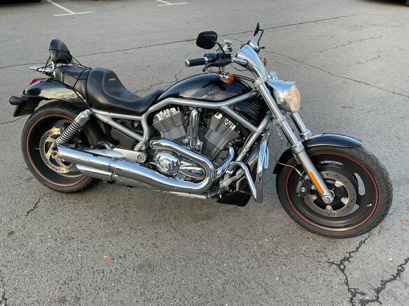 2003 Harley-Davidson V-Rod, чёрный, 700000 рублей - вид 6