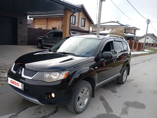 2008 Mitsubishi Outlander II, чёрный, 1250000 рублей, вид 1
