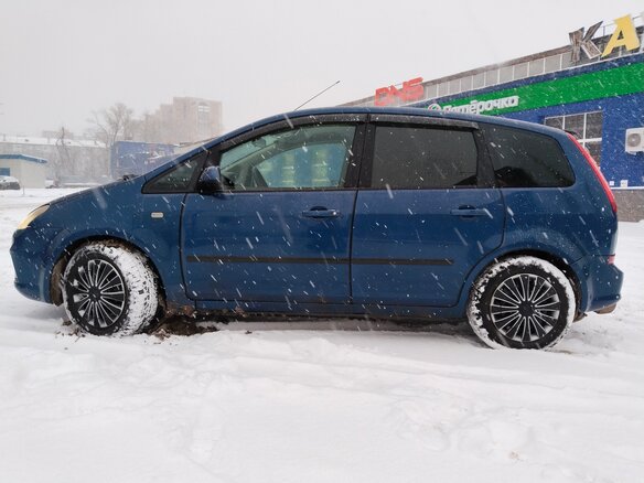 2008 Ford C-MAX I Рестайлинг, синий, 510000 рублей - вид 4