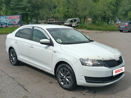 2019 Skoda Rapid I Рестайлинг, белый, 950000 рублей, вид 2