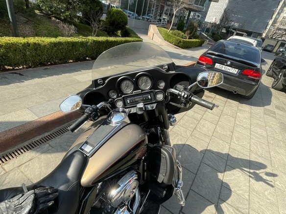 2004 Harley-Davidson Electra Glide, оранжевый, 700000 рублей - вид 8