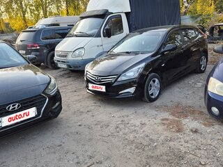 2016 Hyundai Solaris I Рестайлинг, чёрный, 700000 рублей, вид 4