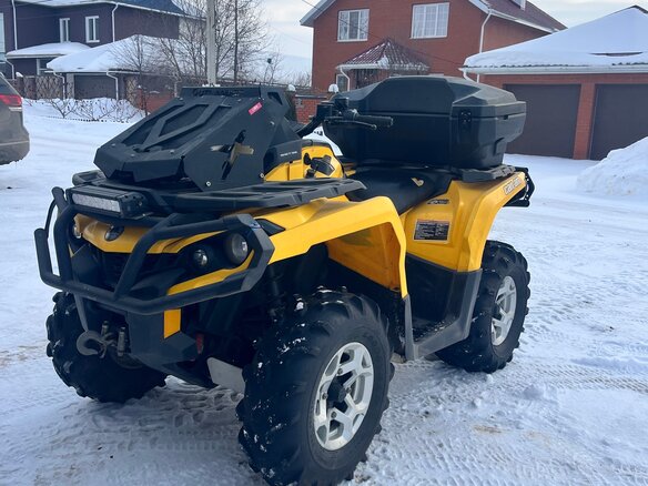 2012 BRP Can-Am Outlander 500, жёлтый, 690000 рублей