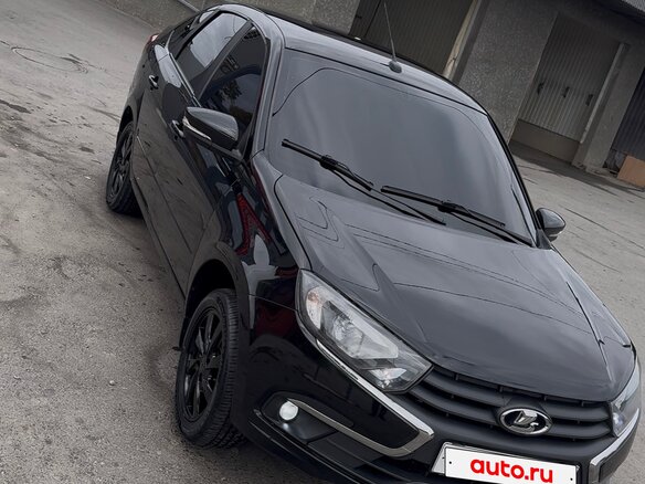 2023 Lada (ВАЗ) Granta I Рестайлинг, чёрный, 810000 рублей - вид 3