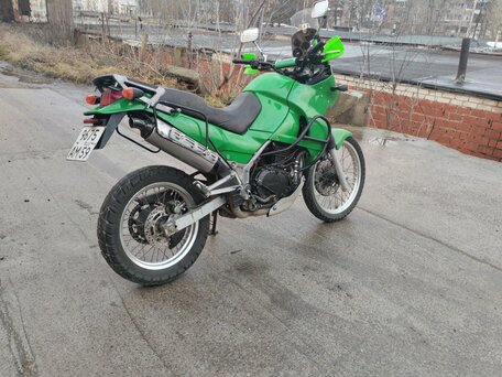 1994 Kawasaki KLE 400, зелёный, 285000 рублей, вид 2