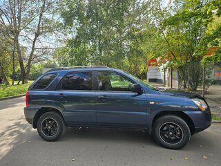 2009 Kia Sportage II Рестайлинг, синий, 1100000 рублей, вид 4