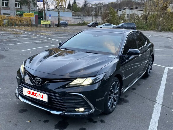 2023 Toyota Camry VIII (XV70) Рестайлинг, чёрный, 4200000 рублей