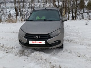 2019 Lada (ВАЗ) Granta I Рестайлинг, серебристый, 455000 рублей, вид 3