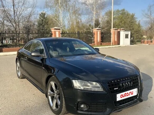 2010 Audi A5 I (8T), чёрный, 1000000 рублей - вид 2