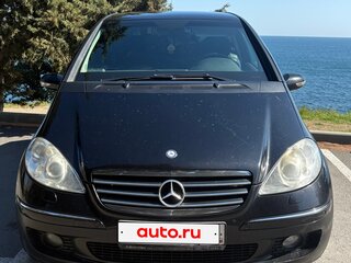 2008 Mercedes-Benz A-Класс 170 II (W169), чёрный, 490000 рублей, вид 2