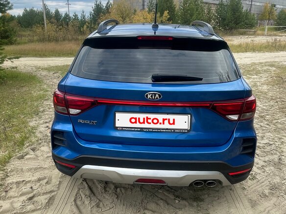 2020 Kia Rio X-Line IV, синий, 1330000 рублей - вид 3