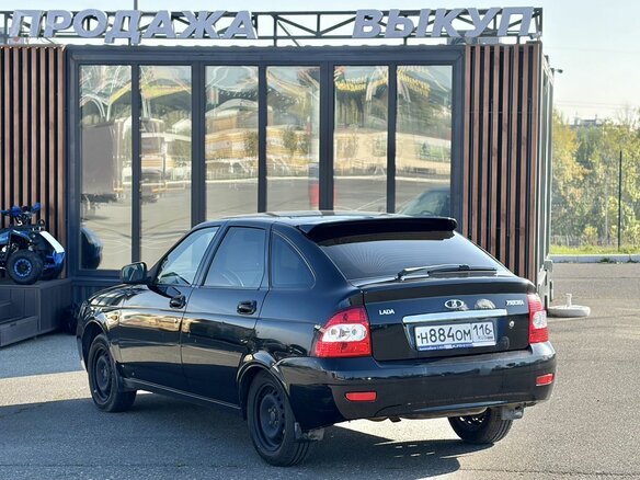 2011 Lada (ВАЗ) Priora I, чёрный - вид 5