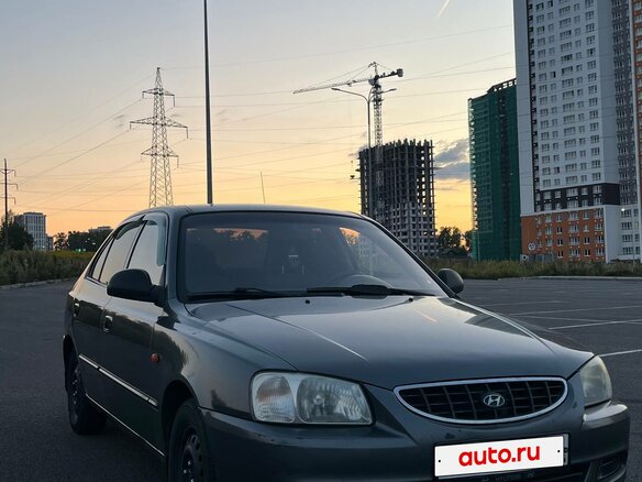 2006 Hyundai Accent ТагАЗ II, серый, 250000 рублей
