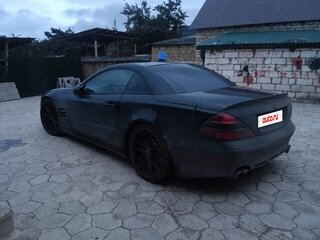 2002 Mercedes-Benz SL-Класс 500 5-speed V (R230), чёрный, 1350000 рублей, вид 4