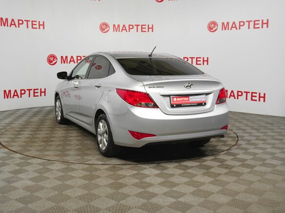 2016 Hyundai Solaris I Рестайлинг, серебристый - вид 6