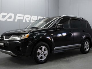 2008 Mitsubishi Outlander II, чёрный, 975000 рублей, вид 1