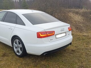 2014 Audi A6 IV (C7), белый, 1750000 рублей, вид 4
