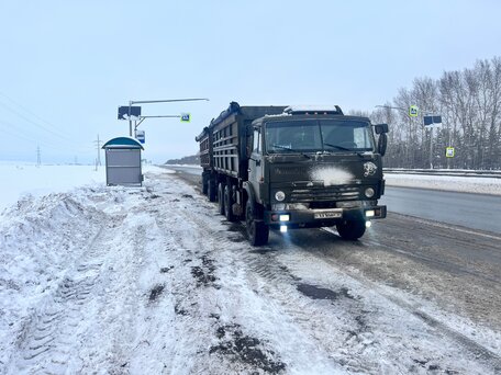1994 КамАЗ 55102, зелёный, 1900000 рублей, вид 1