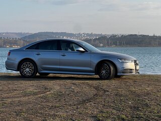 2015 Audi A6 IV (C7) Рестайлинг, серый, 2600000 рублей, вид 2