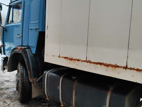 2009 КамАЗ 53215, синий, 1100000 рублей - вид 7