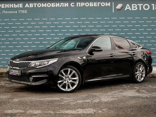 2018 Kia Optima IV Рестайлинг, чёрный, 1379000 рублей, вид 1