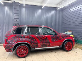 2003 BMW X5 4.6is I (E53), пурпурный, 1500000 рублей, вид 5