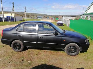 2009 Hyundai Accent ТагАЗ II, чёрный, 260000 рублей, вид 3