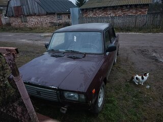 2007 Lada (ВАЗ) 2107, пурпурный, 75000 рублей, вид 1
