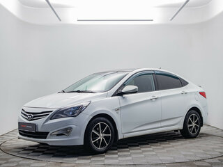 2016 Hyundai Solaris I Рестайлинг, белый, 798000 рублей, вид 1