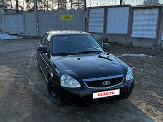 2008 Lada (ВАЗ) Priora I, чёрный, 210000 рублей, вид 1