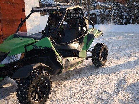 2012 Arctic Cat Wildcat, зелёный, 800000 рублей - вид 2