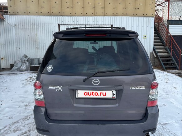 2005 Mazda MPV II (LW) Рестайлинг, серый, 750000 рублей - вид 3