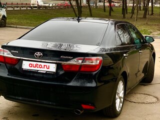2015 Toyota Camry VII (XV50) Рестайлинг, чёрный, 2220000 рублей, вид 5