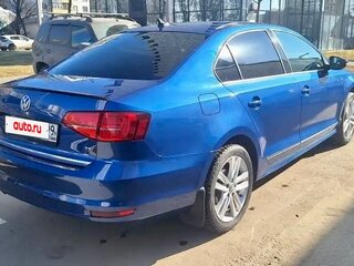 2017 Volkswagen Jetta VI Рестайлинг, синий, 1450000 рублей, вид 3