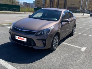 2018 Kia Rio IV, коричневый, 1300000 рублей, вид 1
