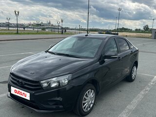 2017 Lada (ВАЗ) Vesta I, чёрный, 850000 рублей, вид 3