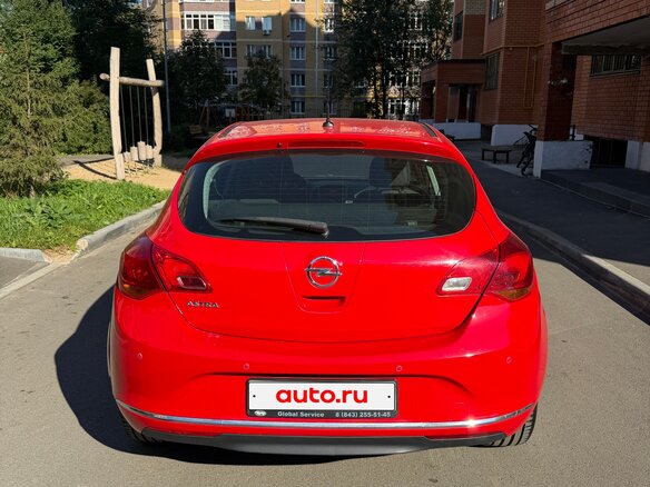 2013 Opel Astra J Рестайлинг, красный - вид 3