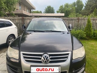 2008 Volkswagen Touareg I Рестайлинг, чёрный, 900000 рублей, вид 1