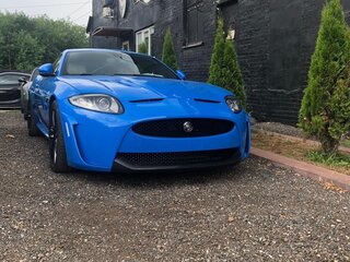 2009 Jaguar XKR II Рестайлинг 1, синий, 4600000 рублей, вид 2