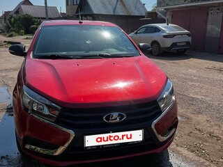 2017 Lada (ВАЗ) Vesta I, красный, 730000 рублей, вид 1