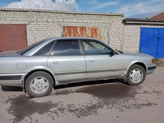 1991 Audi 100 IV (C4), серебристый, 100000 рублей, вид 4