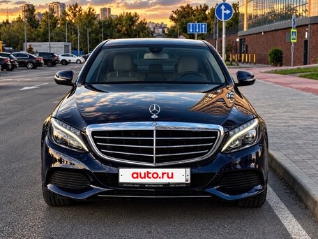 2016 Mercedes-Benz C-Класс 200 9G-TRONIC IV (W205), синий, 2500000 рублей, вид 1