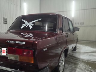 1998 Lada (ВАЗ) 2107, красный, 160000 рублей, вид 4